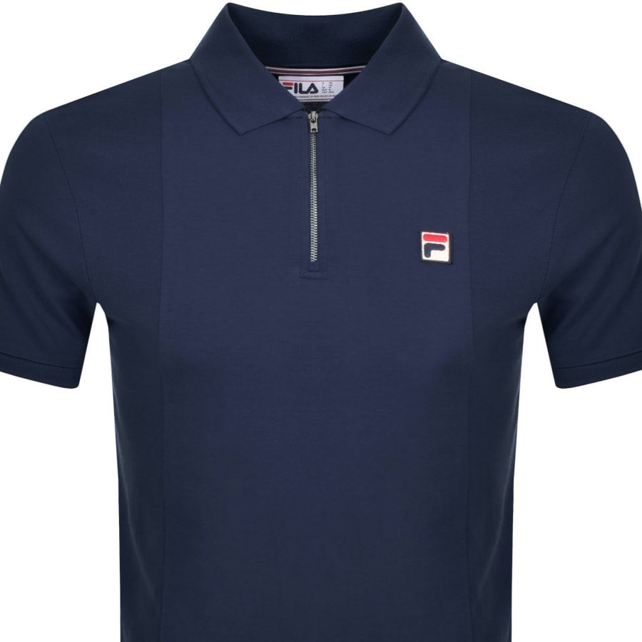 Navy blue fila shirt online